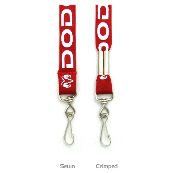 35" x 3/8" polyester lanyard with choice of hardware and sublimated... from ASI 30250 AZX Sport USA