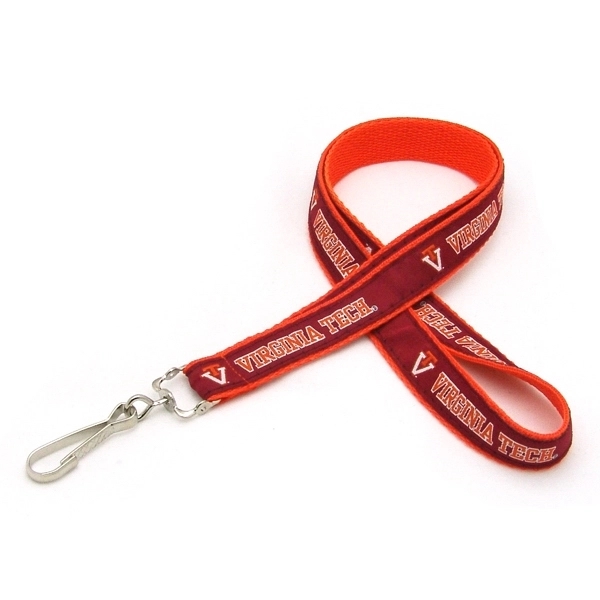 35" x 3/4" lanyard with bulldog clip and woven imprint.... from ASI 30250 AZX Sport USA