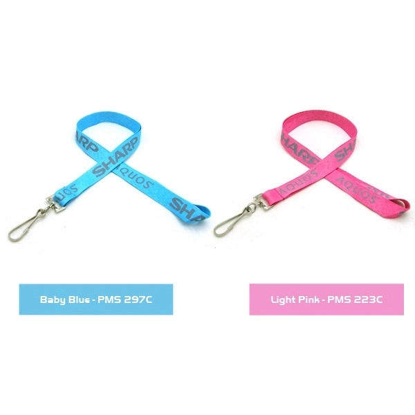 35" long 5/8" thick polyester lanyard with your choice of hardware... from ASI 30250 AZX Sport USA