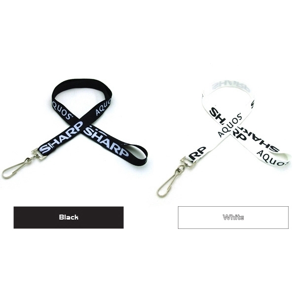 35" long 5/8" thick polyester lanyard with your choice of hardware... from ASI 30250 AZX Sport USA