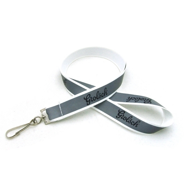 35" x 1" 3M flat ribbed polyester lanyard with choice of... from ASI 30250 AZX Sport USA