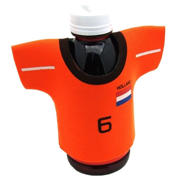 4.25" x 5" neoprene foam sport jersey-shaped beverage sleeves. Assembled in... from ASI 30250 AZX Sport USA