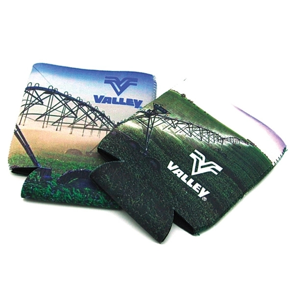 4" x 5" neoprene can sleeve with 4-color imprint.... from ASI 30250 AZX Sport USA
