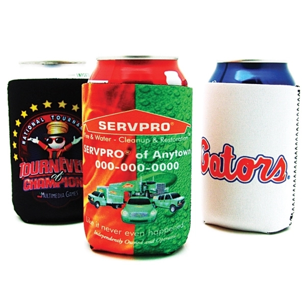 4" x 5" neoprene can sleeve with 4-color imprint.... from ASI 30250 AZX Sport USA