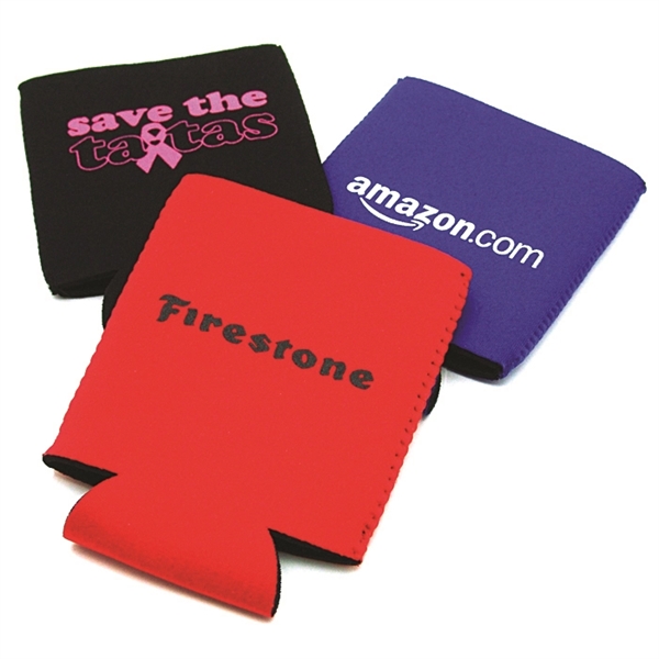 4" x 5" neoprene can sleeve with 4-color imprint.... from ASI 30250 AZX Sport USA