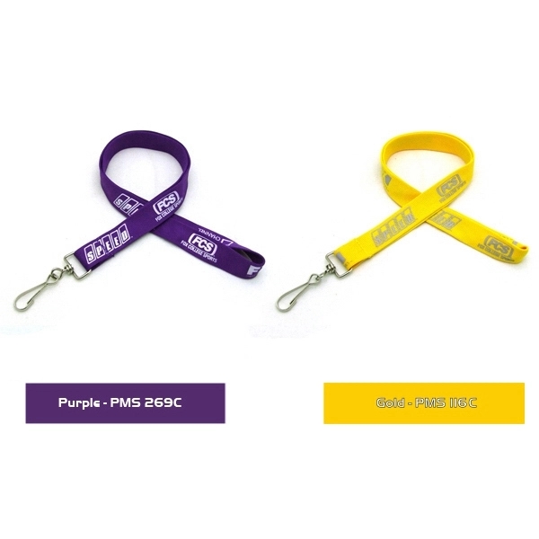 35" x 3/4" polyester tubular lanyard with buckle. Assembled in the... from ASI 30250 AZX Sport USA