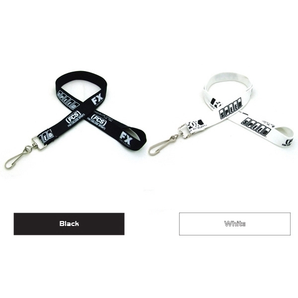 35" x 3/4" polyester tubular lanyard with buckle. Assembled in the... from ASI 30250 AZX Sport USA