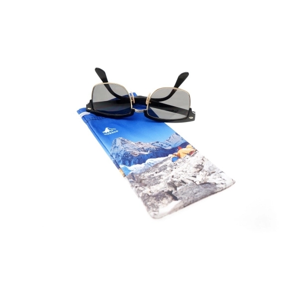 3.25" x 8" microfiber eyeglass pouch. Assembled in the USA.... from ASI 30250 AZX Sport USA