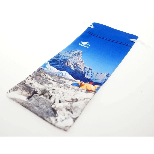 3.25" x 8" microfiber eyeglass pouch. Assembled in the USA.... from ASI 30250 AZX Sport USA