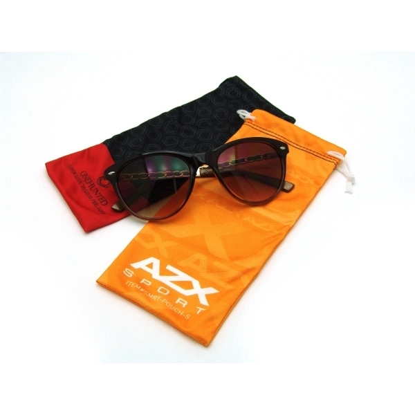 3.25" x 8" microfiber eyeglass pouch. Assembled in the USA.... from ASI 30250 AZX Sport USA