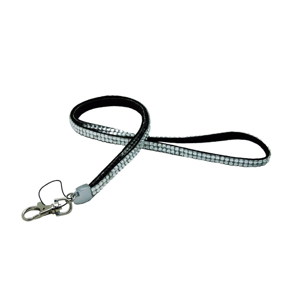 35" x 1/3" rhinestone lanyard. Assembled in the USA.... from ASI 30250 AZX Sport USA