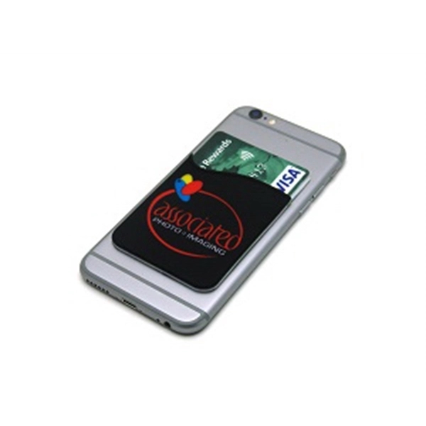 2.25" x 3.25" silicone cellphone wallet with 3M adhesive. Assembled in... from ASI 30250 AZX Sport USA