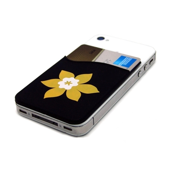 2.25" x 3.25" silicone cellphone wallet with 3M adhesive. Assembled in... from ASI 30250 AZX Sport USA