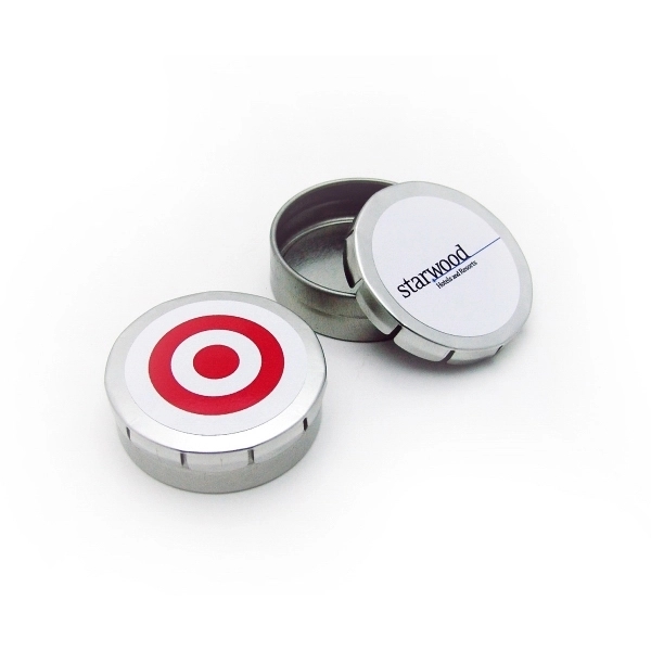 1.8" round tin of breath mints with snap lid. Assembled in... from ASI 30250 AZX Sport USA