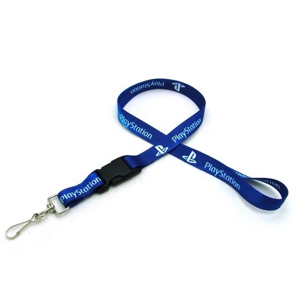 35" polyester 5/8" wide lanyards with detachable buckle hardware and digital... from ASI 30250 AZX Sport USA
