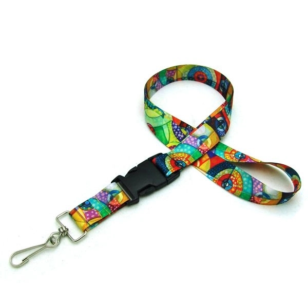 35" polyester 7/8" wide lanyards with detachable buckle connector and digital... from ASI 30250 AZX Sport USA