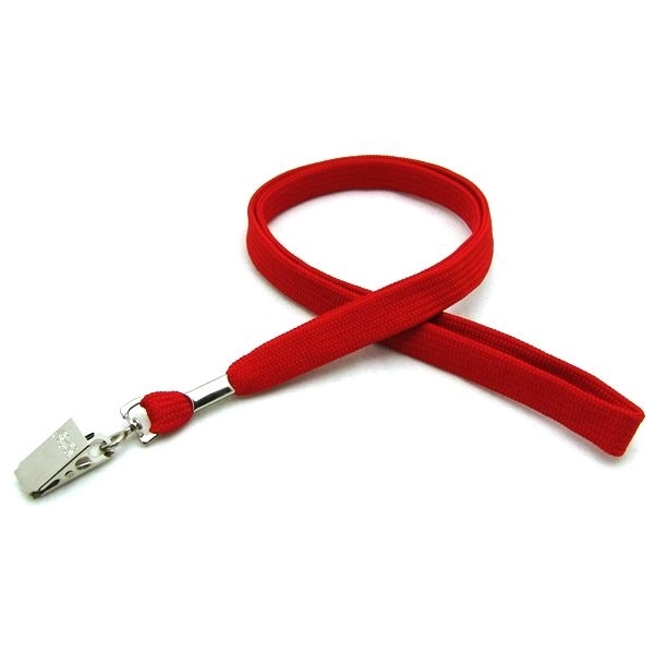 35" x 3/8" polyester tubular lanyard with bulldog clip.... from ASI 30250 AZX Sport USA