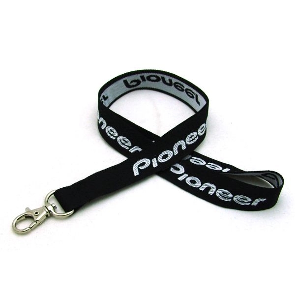 35" long 3/4" wide coarse polyester V-neck lanyard with swivel hook... from ASI 30250 AZX Sport USA