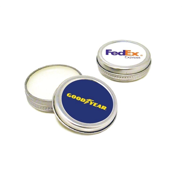 1.5" round tin of SPF 15 lip balm. Assembled in the... from ASI 30250 AZX Sport USA