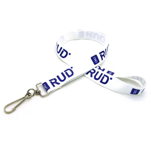 35" x 3/4" organic cotton V-neck lanyard with J-hook attachment and... from ASI 30250 AZX Sport USA