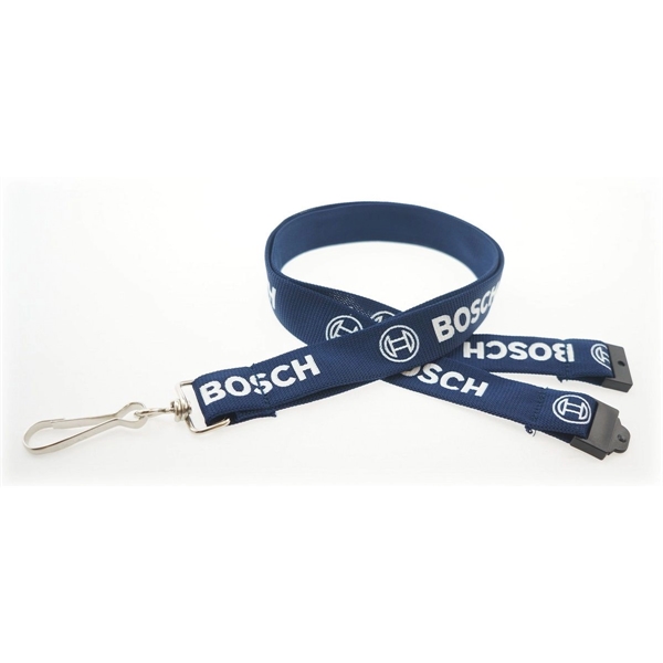 35" x 3/4" tubular lanyard with sewn-on breakaway hardware and silkscreen... from ASI 30250 AZX Sport USA