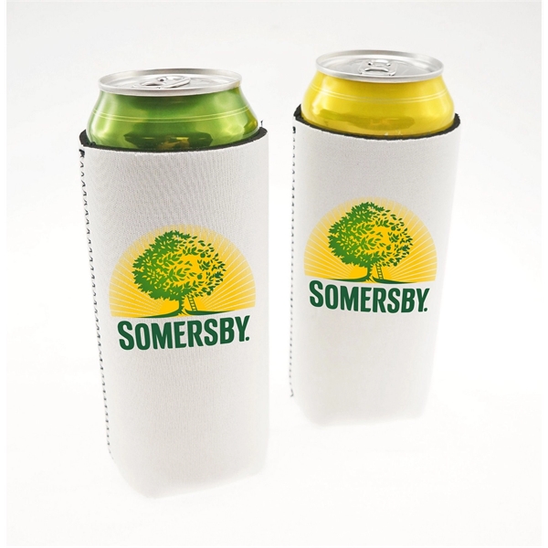 4" x 7" Tall Boy neoprene can cooler with sublimation imprint.... from ASI 30250 AZX Sport USA