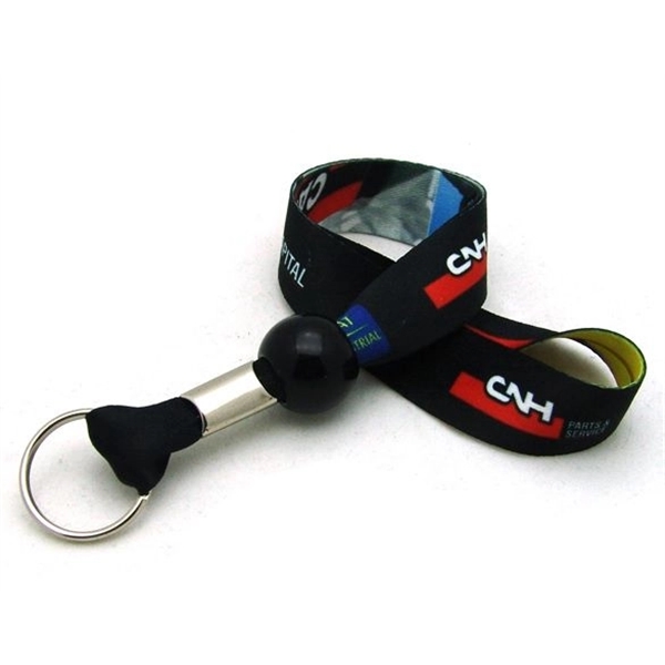 17" x 3/4" wrist lanyard with adjustable bead and sublimated imprint.... from ASI 30250 AZX Sport USA