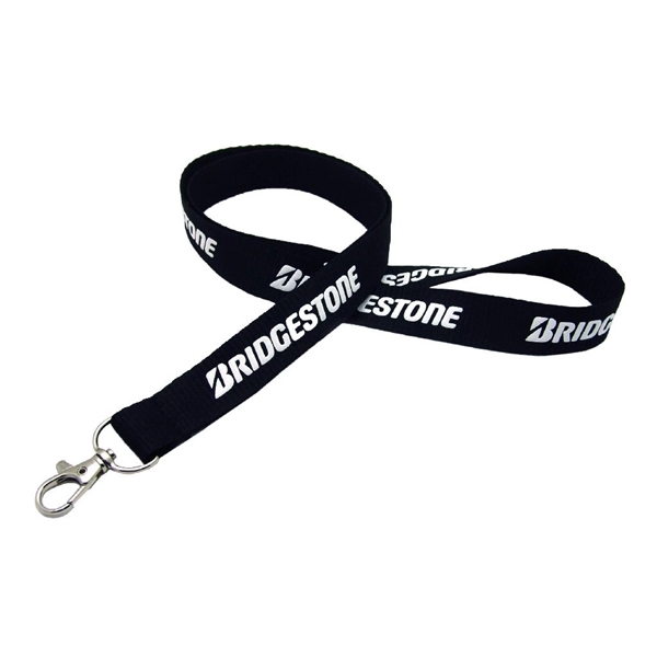 35" x 3/4" polyester lanyard with puff imprint. Assembled in the... from ASI 30250 AZX Sport USA
