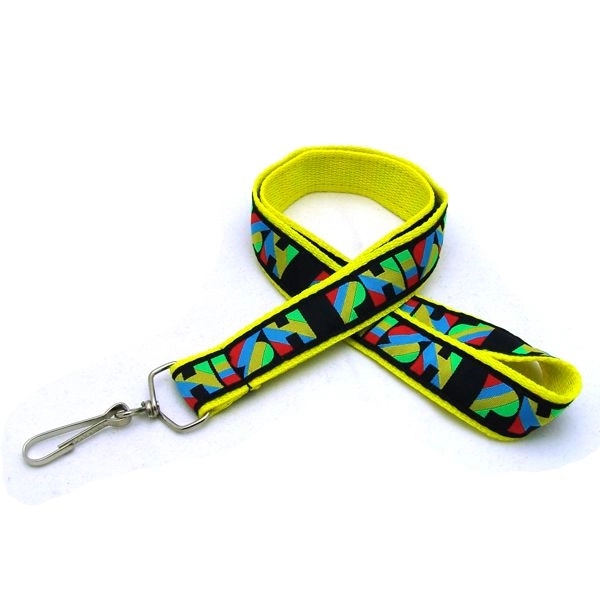 35" x 1" polyester lanyard with J-hook and woven imprint.... from ASI 30250 AZX Sport USA