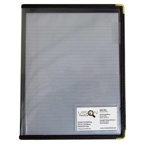 3 7/8" x 2 7/16" clear, self-adhesive vinyl business card holder.... from ASI 52541 Epoly Corp