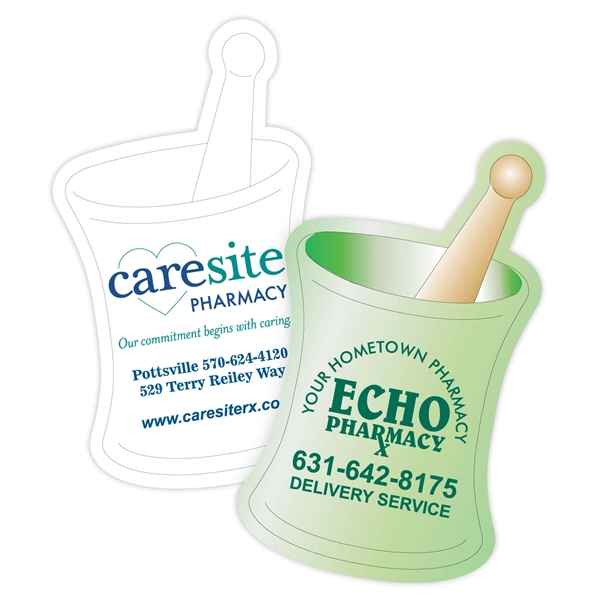 2" x 3 1/2" full color laminated mortar and pestle magnet.... from ASI 92977 UniversalPromo, Inc / UP Line