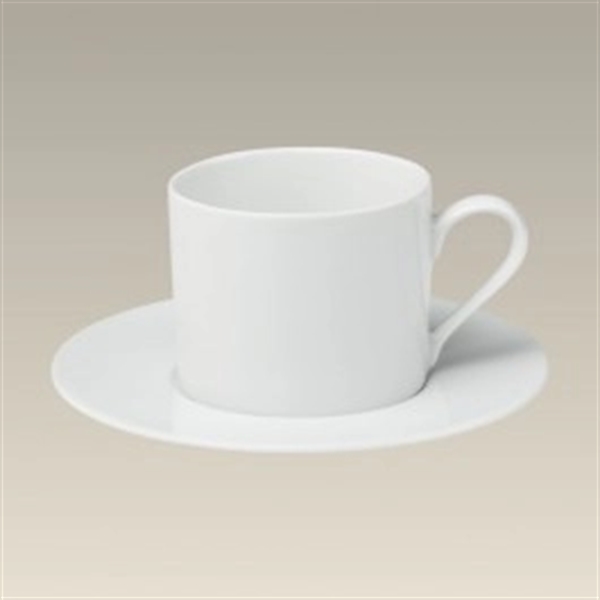 Cup and Saucer Can Style White Polish Poland... from ASI 68878 Mar's Line / Mar's Promotions / MAR's Line Mars China Collection