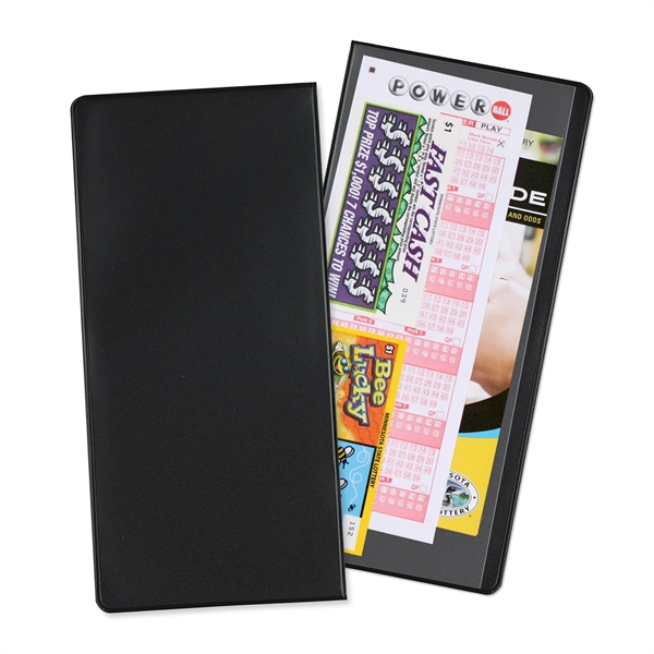 Lottery ticket holder made of vinyl measuring 9.5"H x 4.5"W with... from ASI 54040 Fey Promo