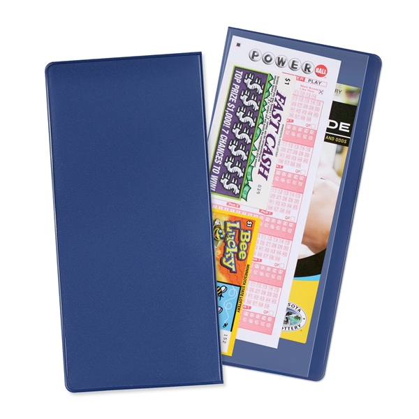 Lottery ticket holder made of vinyl measuring 9.5"H x 4.5"W with... from ASI 54040 Fey Promo