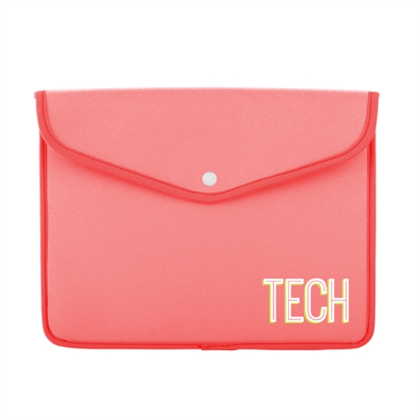 Neoprene snapfolio sleeve for tablet with snap closure. Comes in three... from ASI 74710 Numo / NUMO