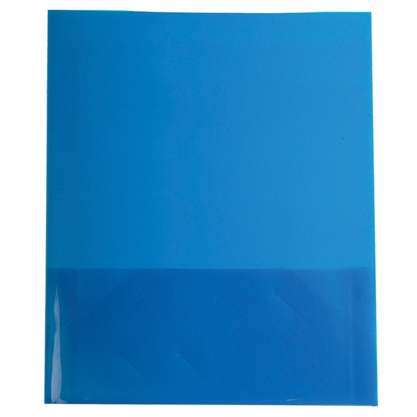 9 3/8" x 11 11/16" x 1/8" translucent presentation folder with... from ASI 52541 Epoly Corp