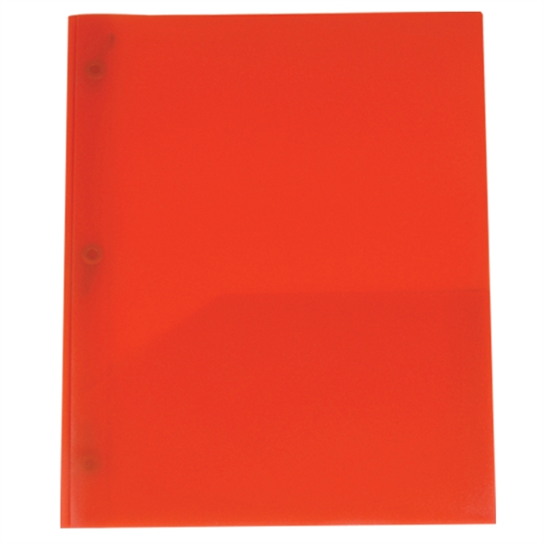 9 3/8" x 11 3/8" satin finish polypropylene folder with three... from ASI 52541 Epoly Corp