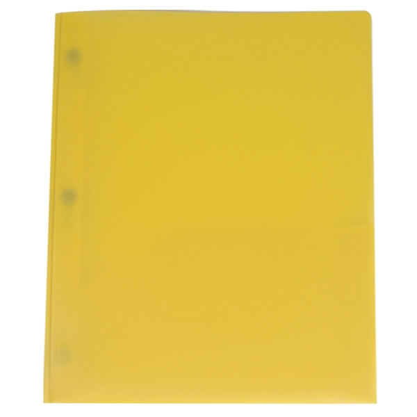 9 3/8" x 11 3/8" satin finish polypropylene folder with three... from ASI 52541 Epoly Corp