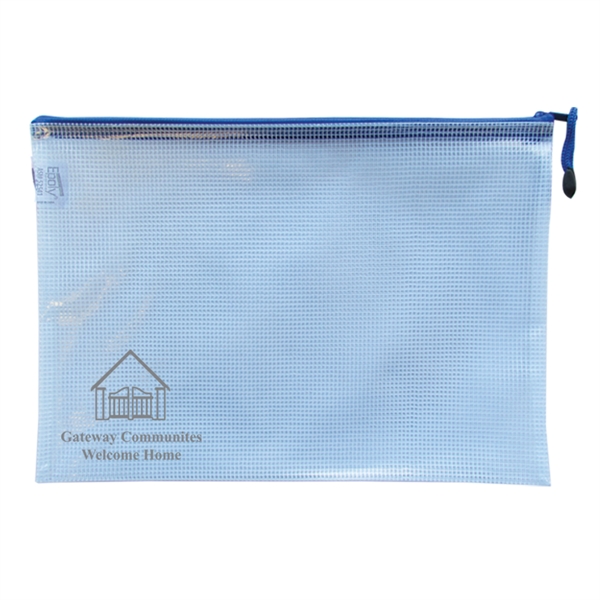 13 1/4" x 9 1/4" Polyweave® medium zippered document bags.... from ASI 52541 Epoly Corp