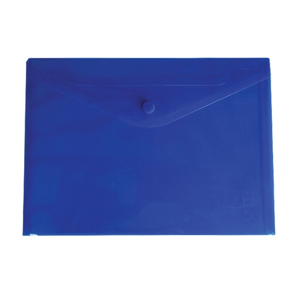 Invitation envelope with soft ribbing, a snap closure, and several translucent... from ASI 52541 Epoly Corp