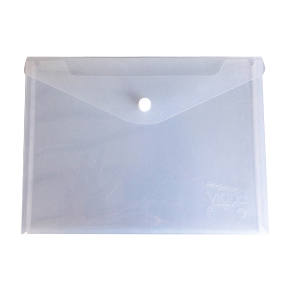 Invitation envelope with soft ribbing, a snap closure, and several translucent... from ASI 52541 Epoly Corp