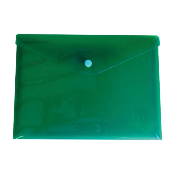 Invitation envelope with soft ribbing, a snap closure, and several translucent... from ASI 52541 Epoly Corp