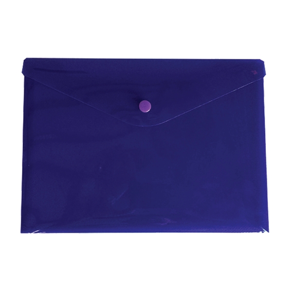 Invitation envelope with soft ribbing, a snap closure, and several translucent... from ASI 52541 Epoly Corp