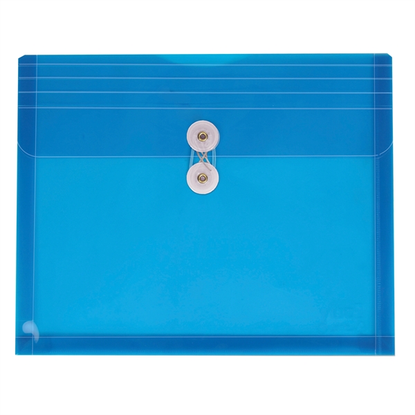 12" x 9 5/8" x 1 1/8" translucent polypropylene document envelope... from ASI 52541 Epoly Corp