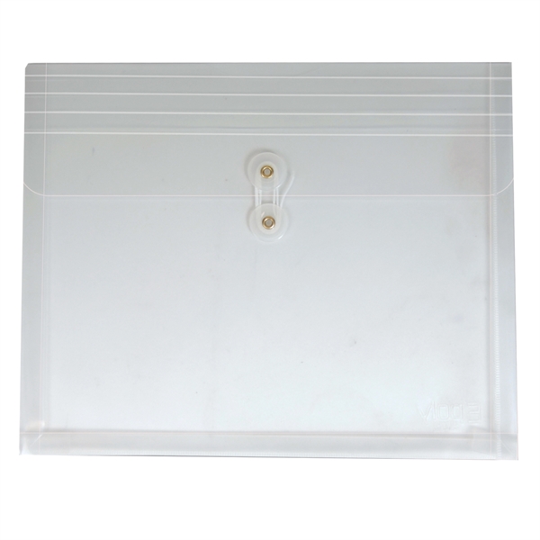 12" x 9 5/8" x 1 1/8" translucent polypropylene document envelope... from ASI 52541 Epoly Corp