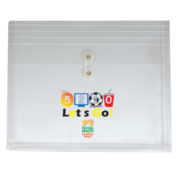 12" x 9 5/8" x 1 1/8" translucent polypropylene document envelope... from ASI 52541 Epoly Corp