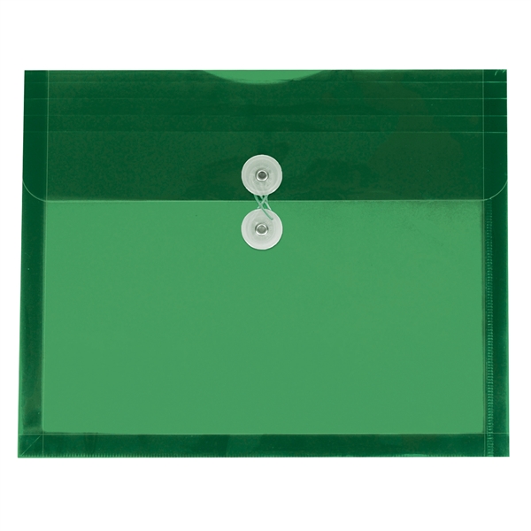 12" x 9 5/8" x 1 1/8" translucent polypropylene document envelope... from ASI 52541 Epoly Corp