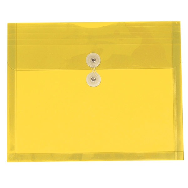 12" x 9 5/8" x 1 1/8" translucent polypropylene document envelope... from ASI 52541 Epoly Corp