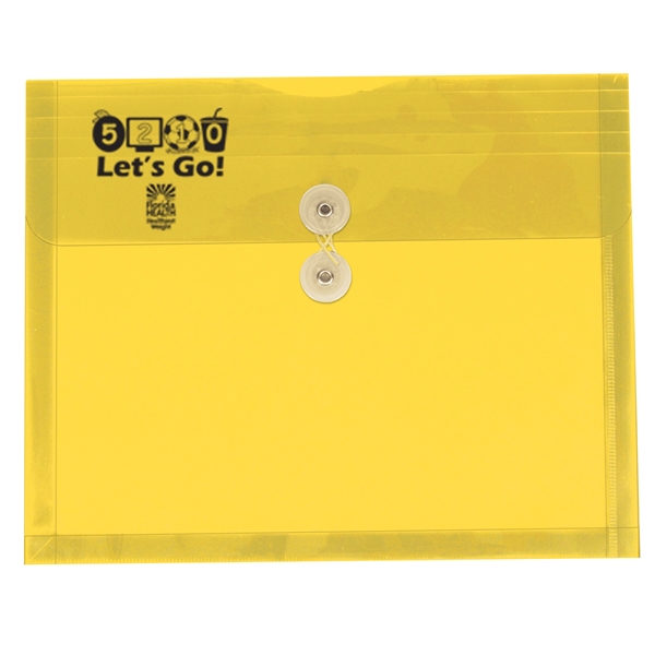 12" x 9 5/8" x 1 1/8" translucent polypropylene document envelope... from ASI 52541 Epoly Corp