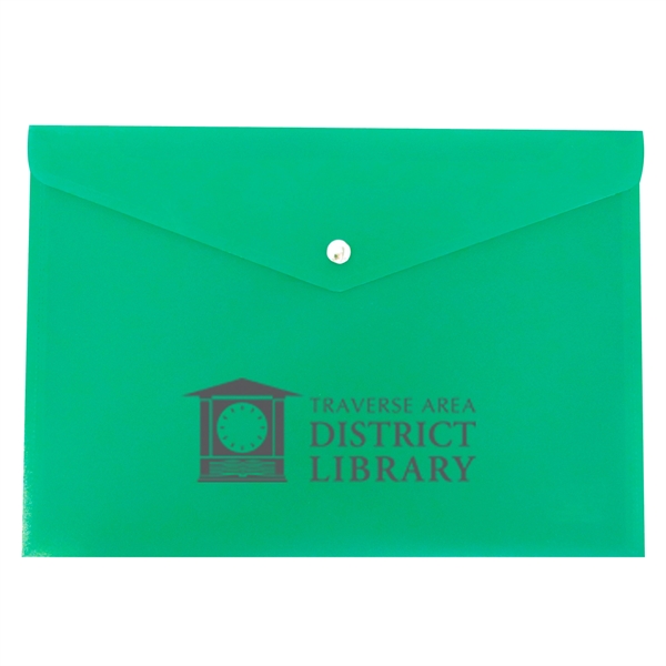 13 1/8" x 9 1/4" polypropylene snap style envelope.... from ASI 52541 Epoly Corp